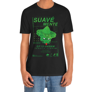 Tequila Gundam Green Typography Neo Mexico G Gundam Black shirt by